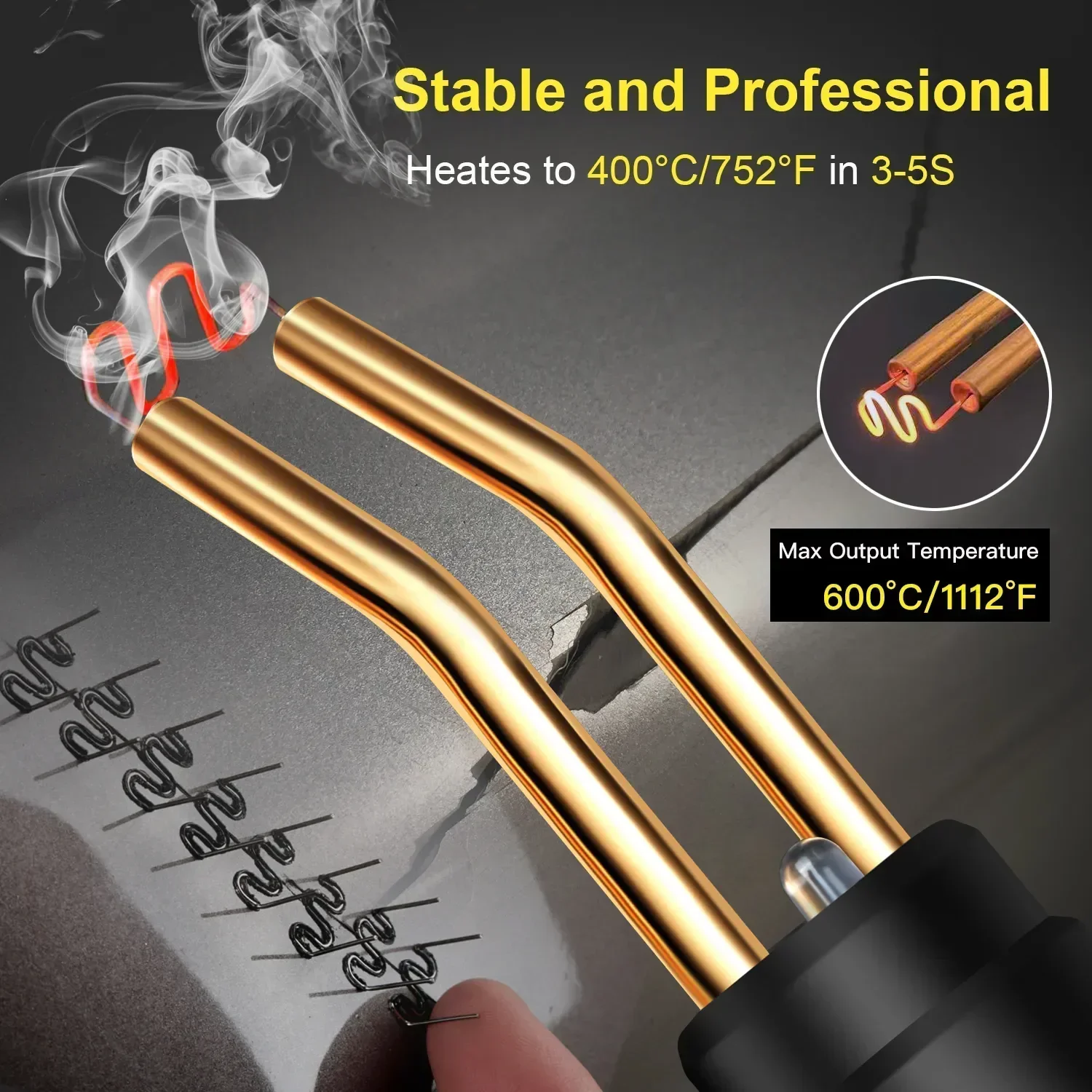 Welding Car Yellow Heat Plastic Staples Gun HOT Bumper Welder Bumper Stapler Iron Repair Plastic Kit Soldering Tools Machine