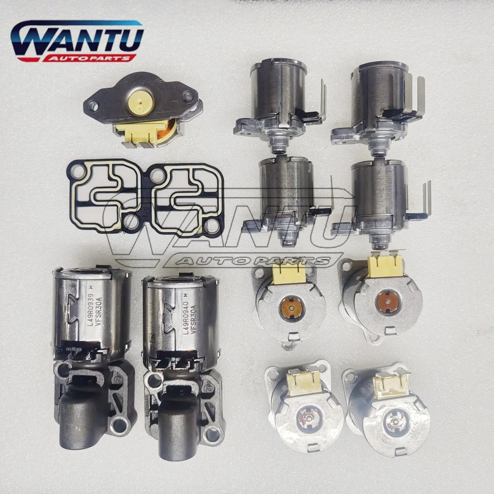 

DQ250 02E DSG Комплект 6-скоростных электромагнитных клапанов трансмиссии 02E325025AJ 02E321371E Подходит для Audi A3, Q3, Seat Touran, Golf,