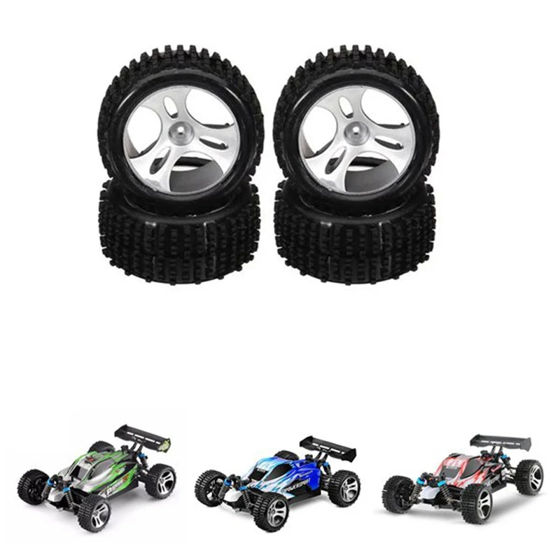 for Wltoys A959 A959-B A959-A A959-01 1/18 RC Car Spare Parts Accessories 2 Pcs Wheels Tires Tyre A959-01 Climbing Car