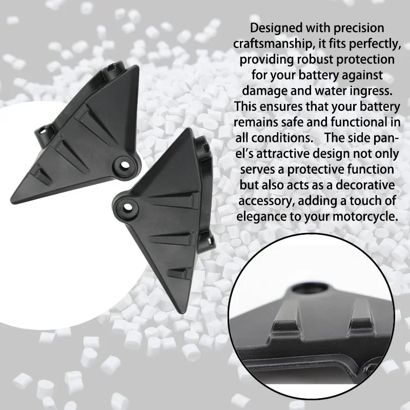 ONLEEYPP Motorcycle Parts Tools Mudguard Black Frame Support Bracket Bottom Skid Plate Trim Cover For For Electric Ultra Bee 5