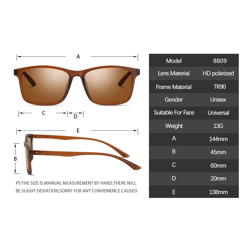 نظارات شمسية مستقطبة للرجال والنساء، نظارات القيادة، نظارات الصيد، نظارات رياضية كلاسيكية