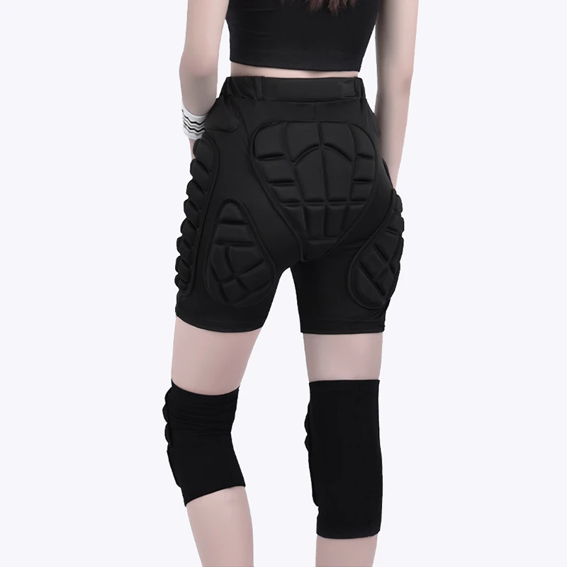 Padded Shorts and Kneepads 3D Protection Hip Butt Protective Shorts Anti Impact Pants for Snowboarding Skate Skiing Cycling
