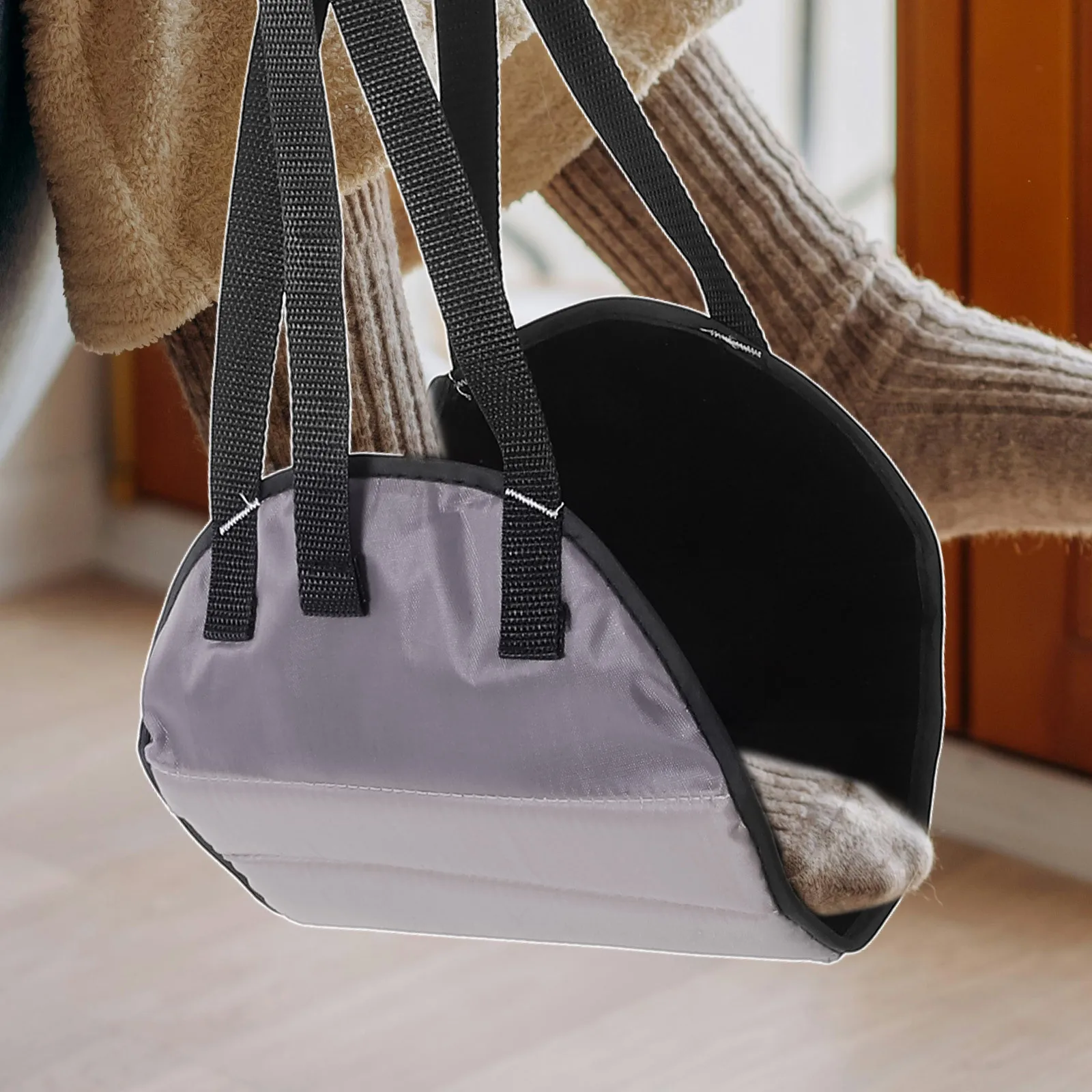 

Airplane Foot Hammock Adjustable Hanging Footrest for Travel Office Home Long Flight Essentials Comfortable Foot Rest