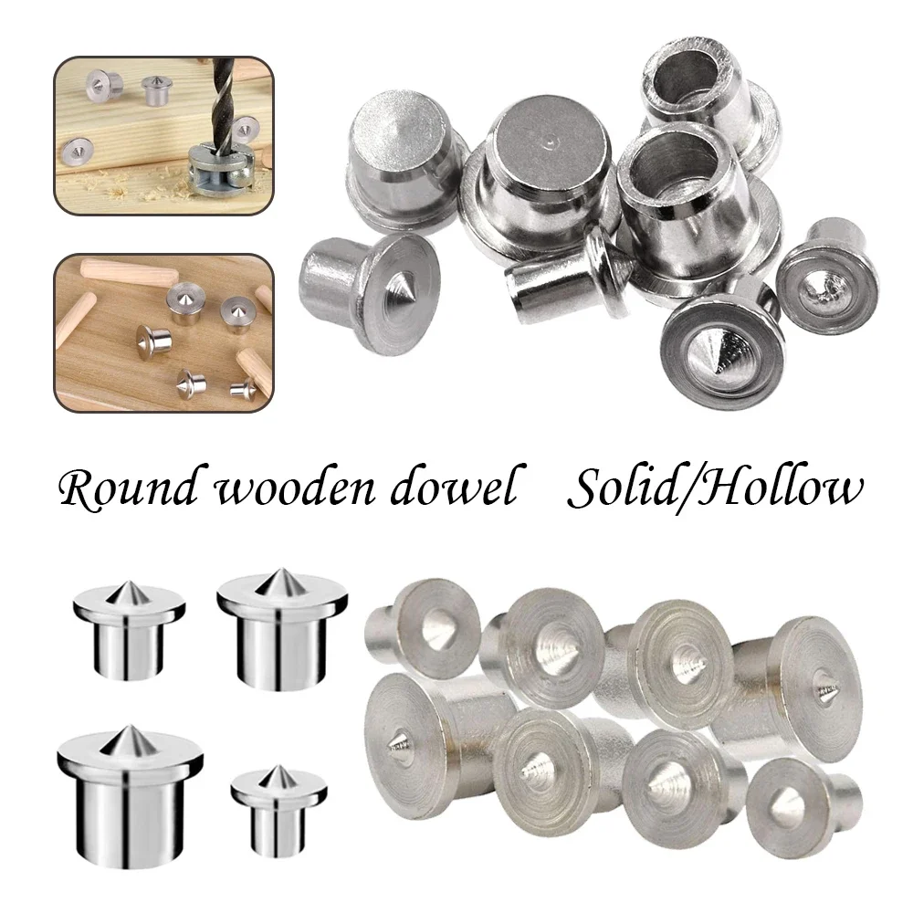 4/16pcs Dowel Drill Woodworking Tools Dowel Centre Point Pin Set 6mm8mm10mm12mm Dowel Tenon Center Set Transfer Plugs Wood Drill