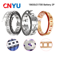 2M/Roll 0.15x27mm 2P 18650/21700 Nickel Plated Steel Strip & T2 Pure Copper Strips for Li-Battery Power Packs Welding Machine