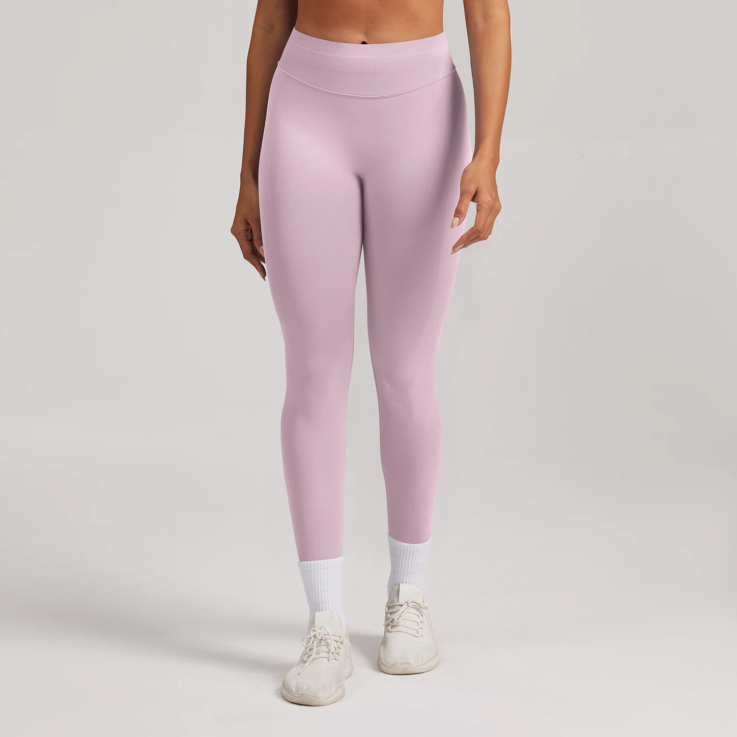 Leggings Women Seamless Sports Yoga Pants Low Ribbed Band Scrunch Bum Clothes Fitness Workout Wear Gym Tights