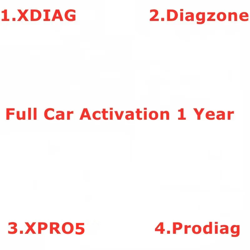 Newest Diagzone Xdiag Prodiag Xpro5 software Full cars Activation 1 Year For DBScar PRO3 5 7 / Easydiag 2.0 3.0 / Thinkdiag