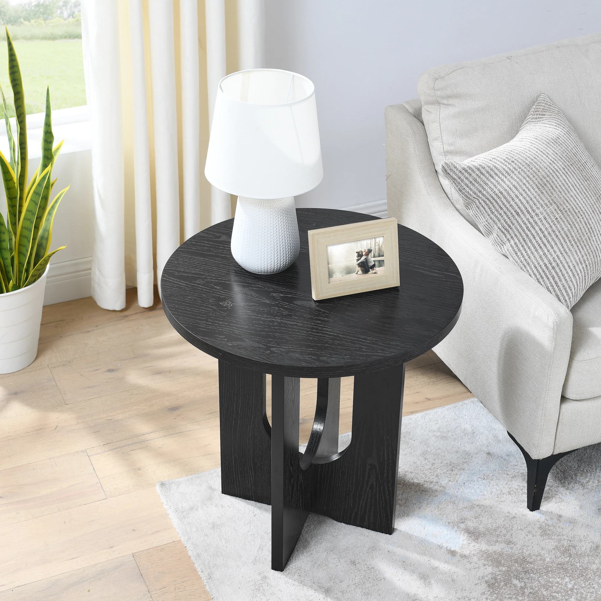 Modern Solid Wood Coffee Table, Simple and Elegant Design | Living Room Coffee Table, Contemporary Style for Home