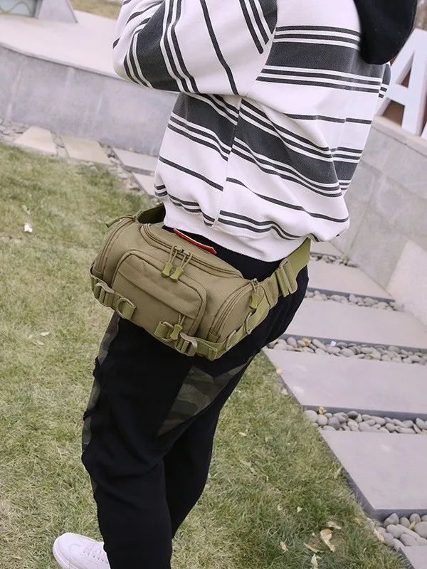 Bolso Cruzado Camuflaje Nylon Práctico