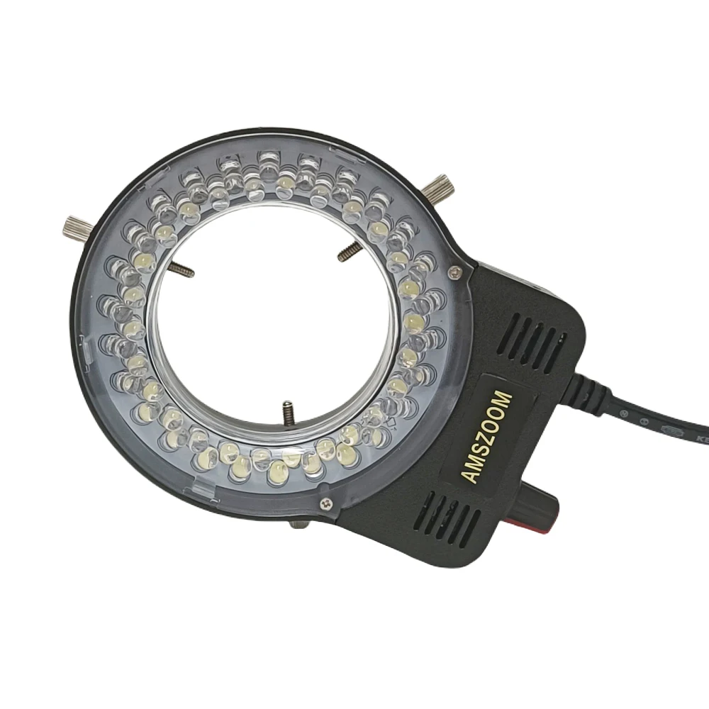 3.5X-45X Professional Repair Binocular Stereo Microscope With 0.5X 2X Objective Lens Lamp Black Microscopio Phone Tools