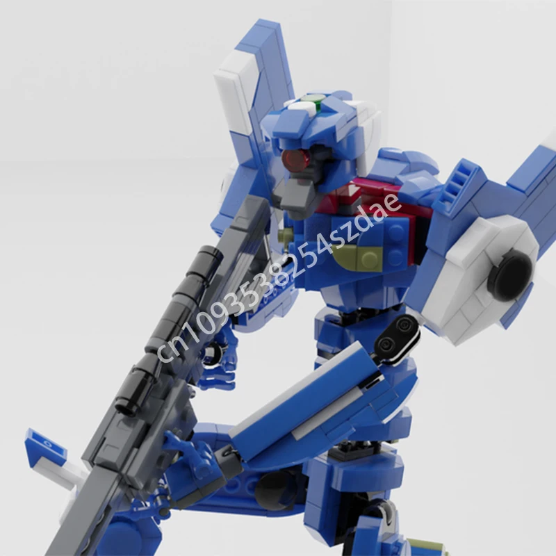 

620 шт. MOC, синхронизированный гуманоидный мех 00, строительные блоки «Прототип», творчество для взрослых, решение проблемы в подарок, рождественская игрушка в подарок