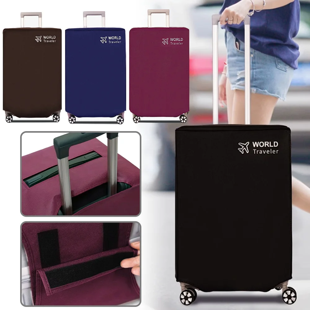 Travel Suitcase Luggage Cover Reusable Dust Proof Scratch Waterproof Protective Cover Non-woven Luggage Cover 2024 New Fashion