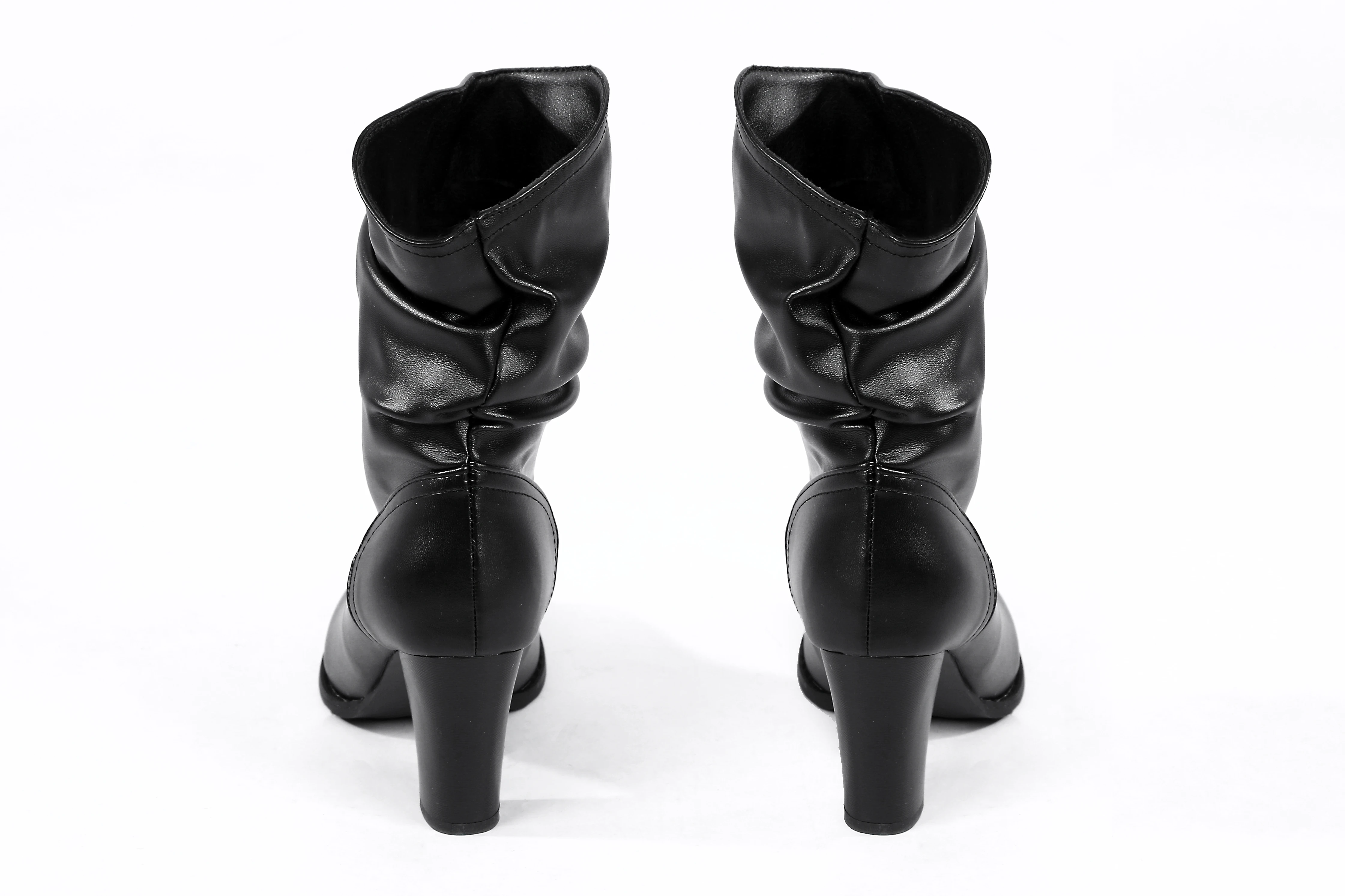 Game ReFantazio Metaphor ReFantazio Hulkenberg Cosplay Laarzen Dames Zwarte Hoge Hak Leren Schoenen Halloween Laarzen