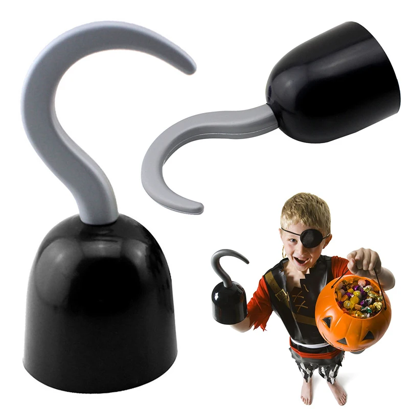 Pirate Hook Halloween Costume Party Dressed Up Tool Masquerade Accessories Party Decoration Children Toy Gift