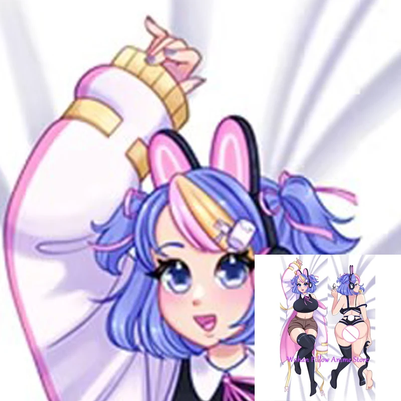 

Dakimakura Anime Pillow Cover Mallow Double Sided Print Life-size Halloween Decoration