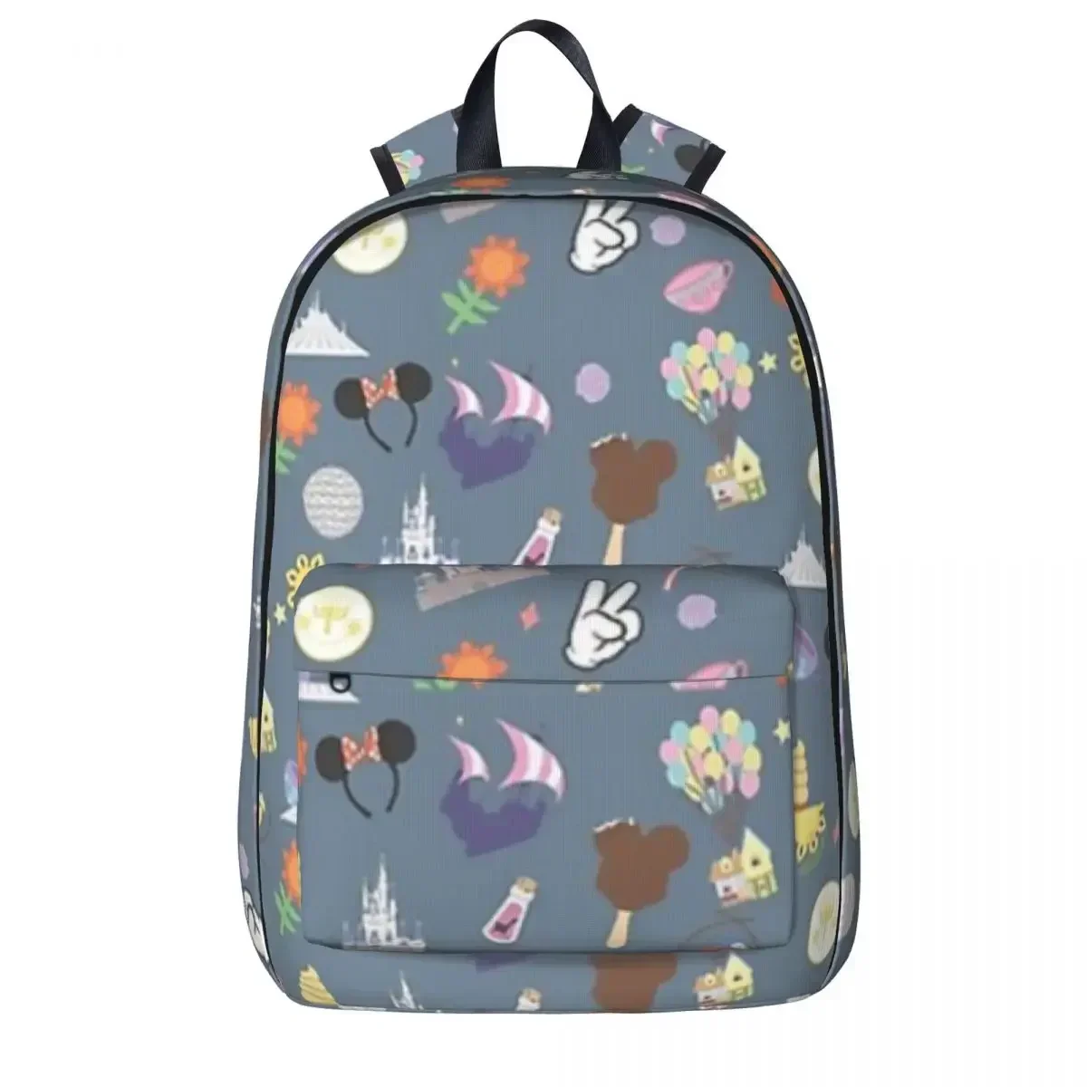 

Meet Me At My Happy Place Backpack Casual Student School Bag Laptop Rucksack Travel Rucksack Large Capacity Bookbag