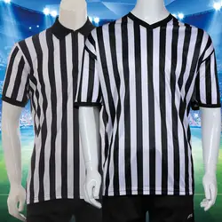Referee Uniform Professional Men Football Referee Shirt T-shirt Sporting Goods Collared Referee Shirt Volleyball Soccer Jerseys