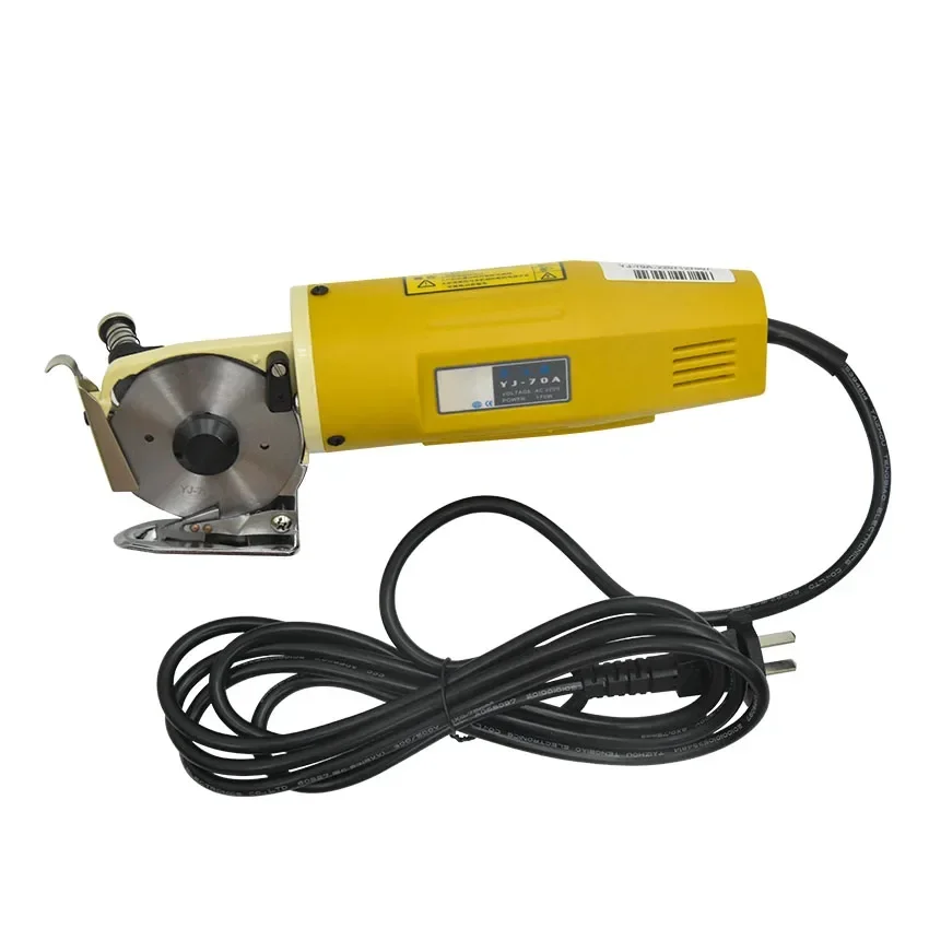 Электрический резак для ткани, круглый нож для резки ткани, тип YJ-70A, диаметр лезвия 70 мм, 2400R, максимальная толщина резки 25 мм