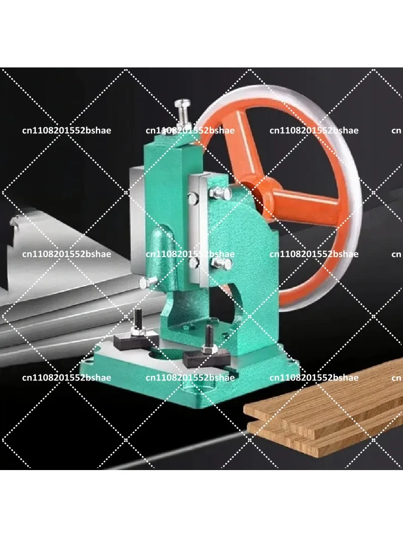 Pneumatic Punching Machine 28mm Stroke Single Column 0.5T Manual Bench Press Small High Precision Riveting Tool
