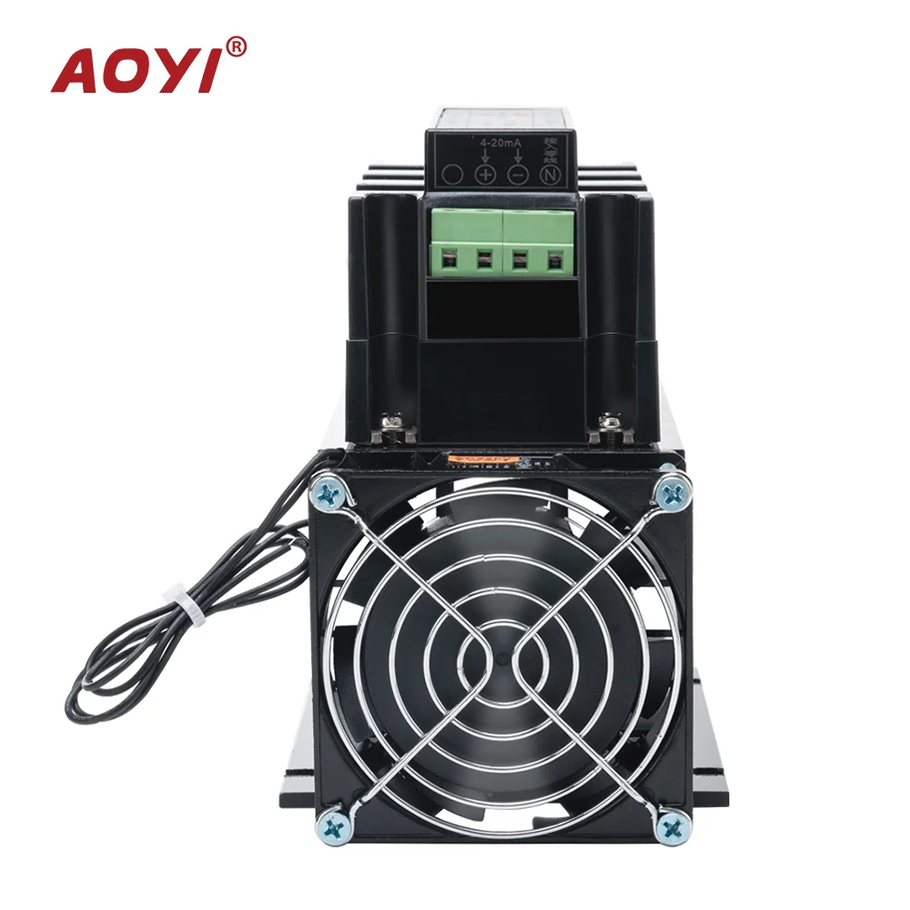 AOYI فراغ لحام ثلاث مراحل SCR وحدة تحكم الطاقة منظم 4-20mA SCR3-40LA