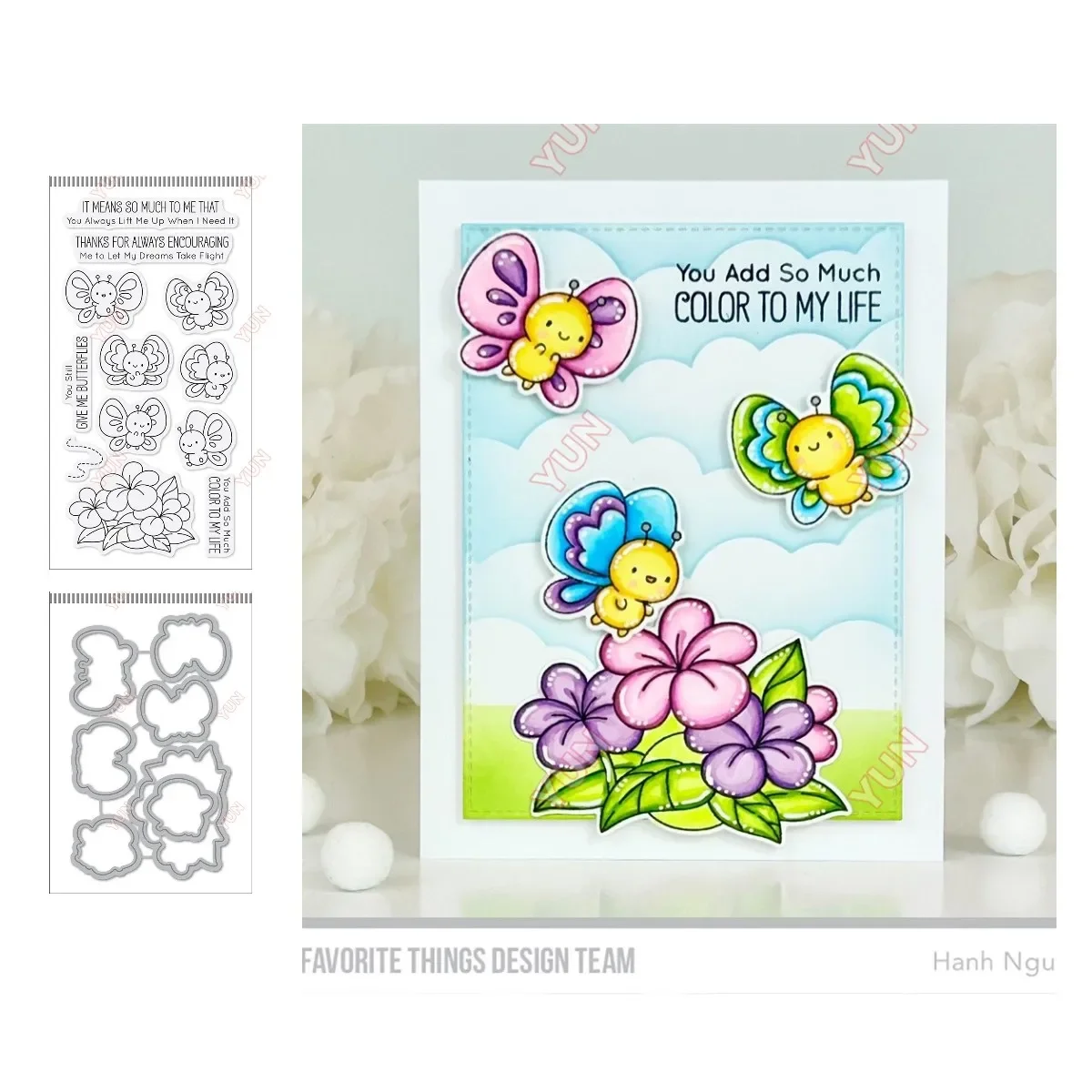 

Newest Arrival Bubbly Butterflies Embossing Cut Dies and Stamps Handmade DIY Scrapbooking Greeting Card Diary Craft Decor Molds