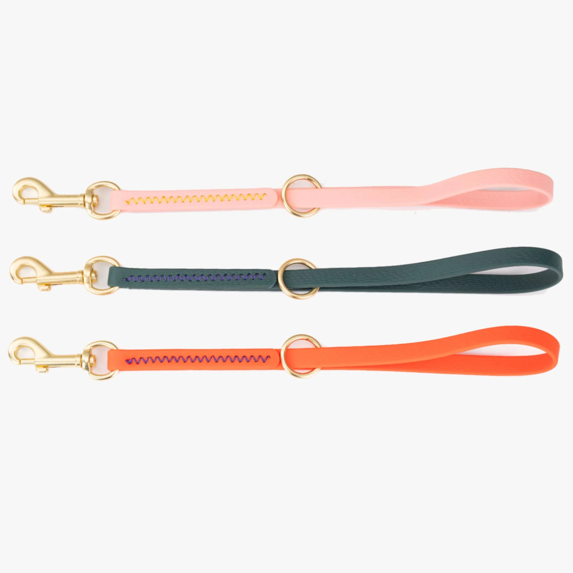 

Waterproof Short Dog Leash PVC One step traction belt Explosion-proof pet Walking Training Leads for small Medium Large Big Dogs