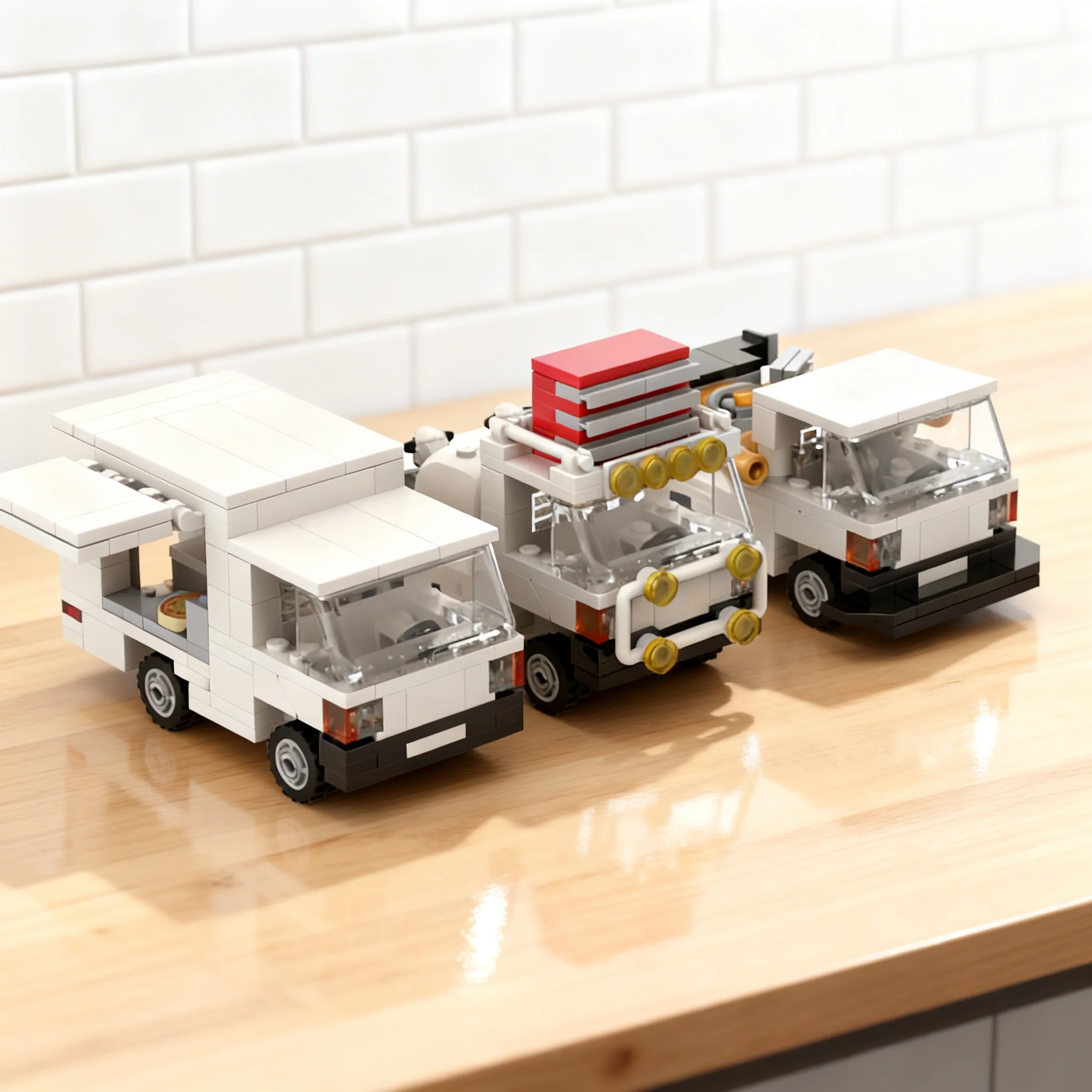 547 pièces MOC City Champions Suzuki Carry Mods Modèle de construction Jouet Architecture Cadeaux de Noël Idée éducative Briques DIY Enfants