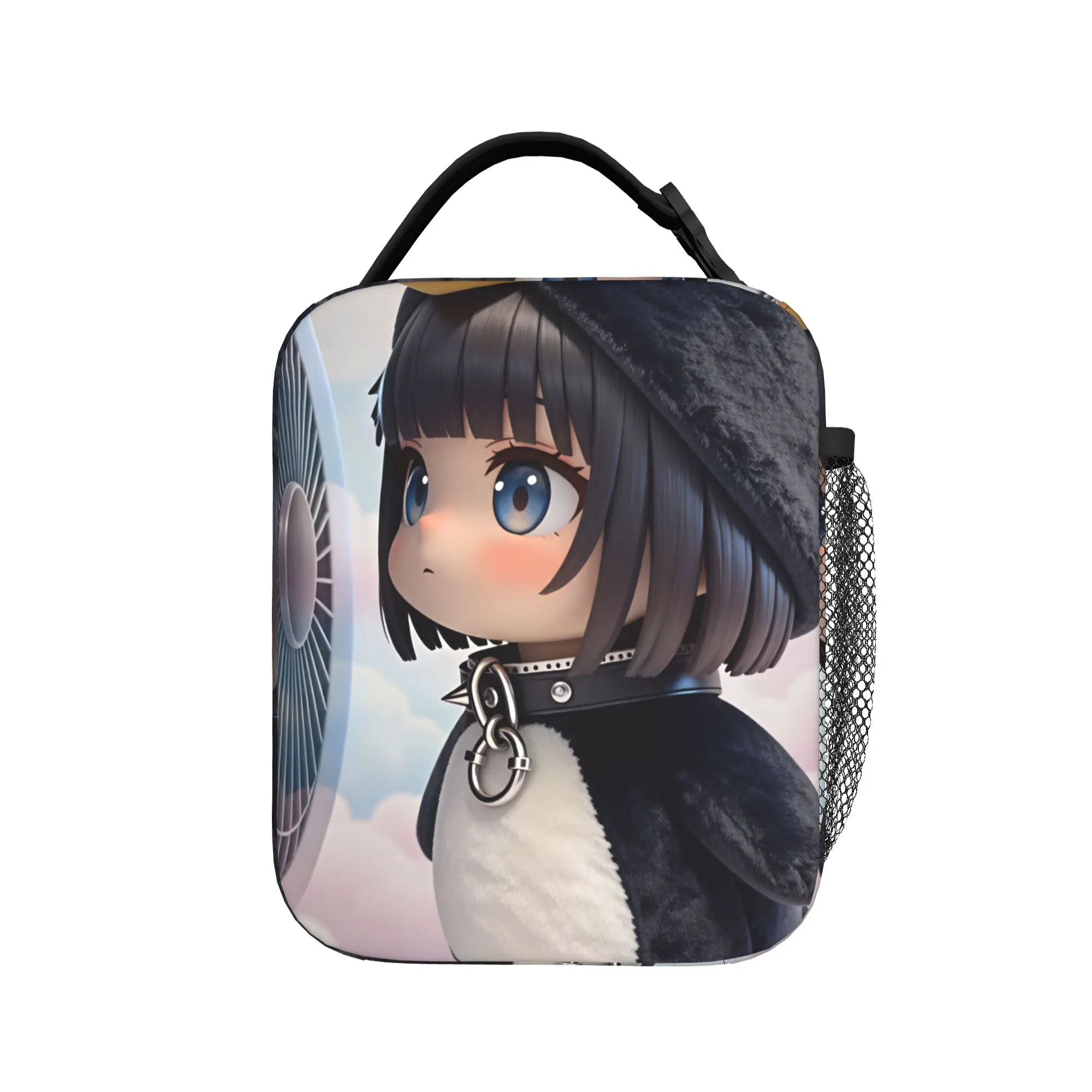 Gugu Gaga Penguin  Lunch Bag  Travel Lunch Box For Women Vintage Graphic Design Thermal Lunch Bags Oxford Portable Cooler Bag