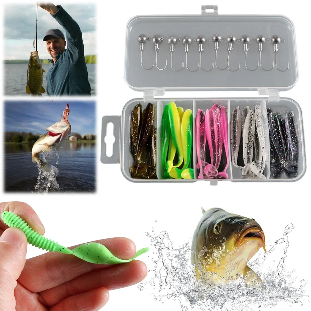25-pecas-isca-artificial-t-tail-swimbait-com-10-pecas-ganchos-de-cabeca-de-gabarito-isca-de-silicone-para-pesca-em-agua-doce-e-salgada