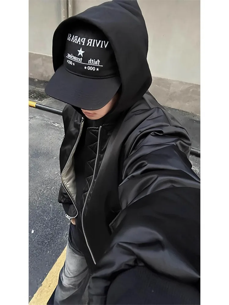 

Cleanfit American High Street ort Pilot Jaet Men's Trendy Design Cotton Outerwear Winter Youth lin Loose Fit Warmth