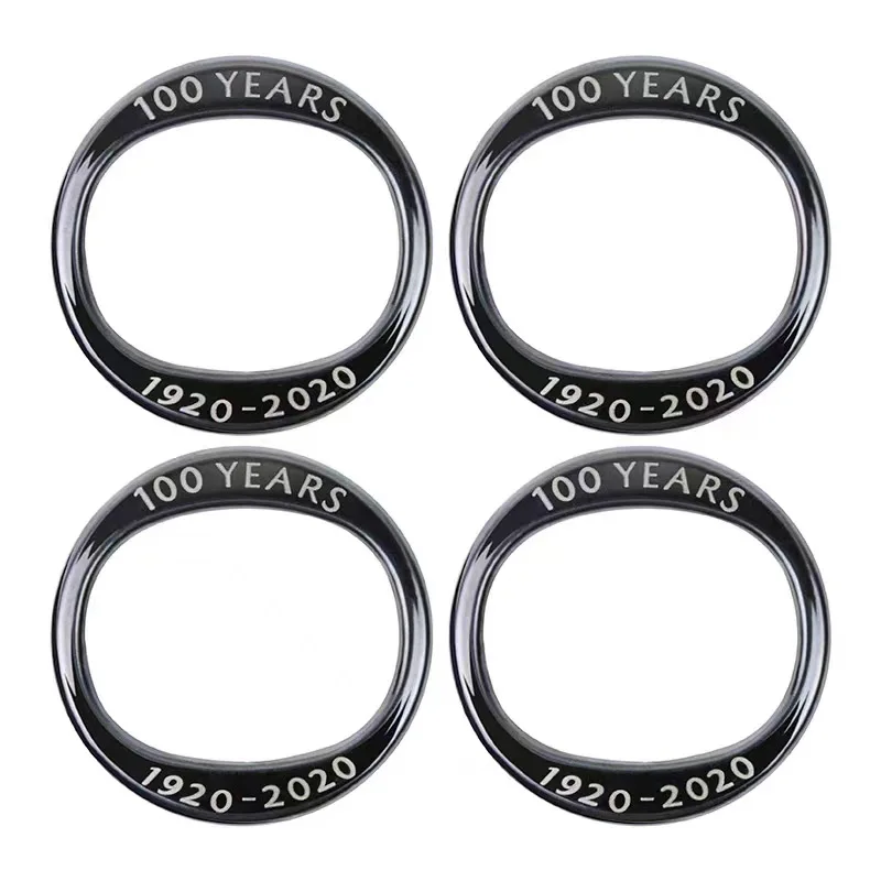 For Mazda CX-50 CX-60 CX-90 2023 2024 Car Wheel Decoration Ring 100th Anniversary Body Metal Patch Exterior Styling Accessories