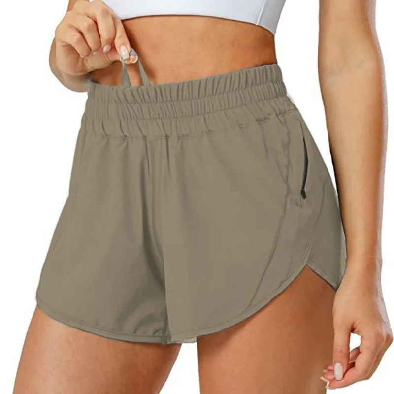 Short maillot de bain femme2024 femmes course entraînement troncs taille élastique maillot de bain Shorts maillots de bain sport
