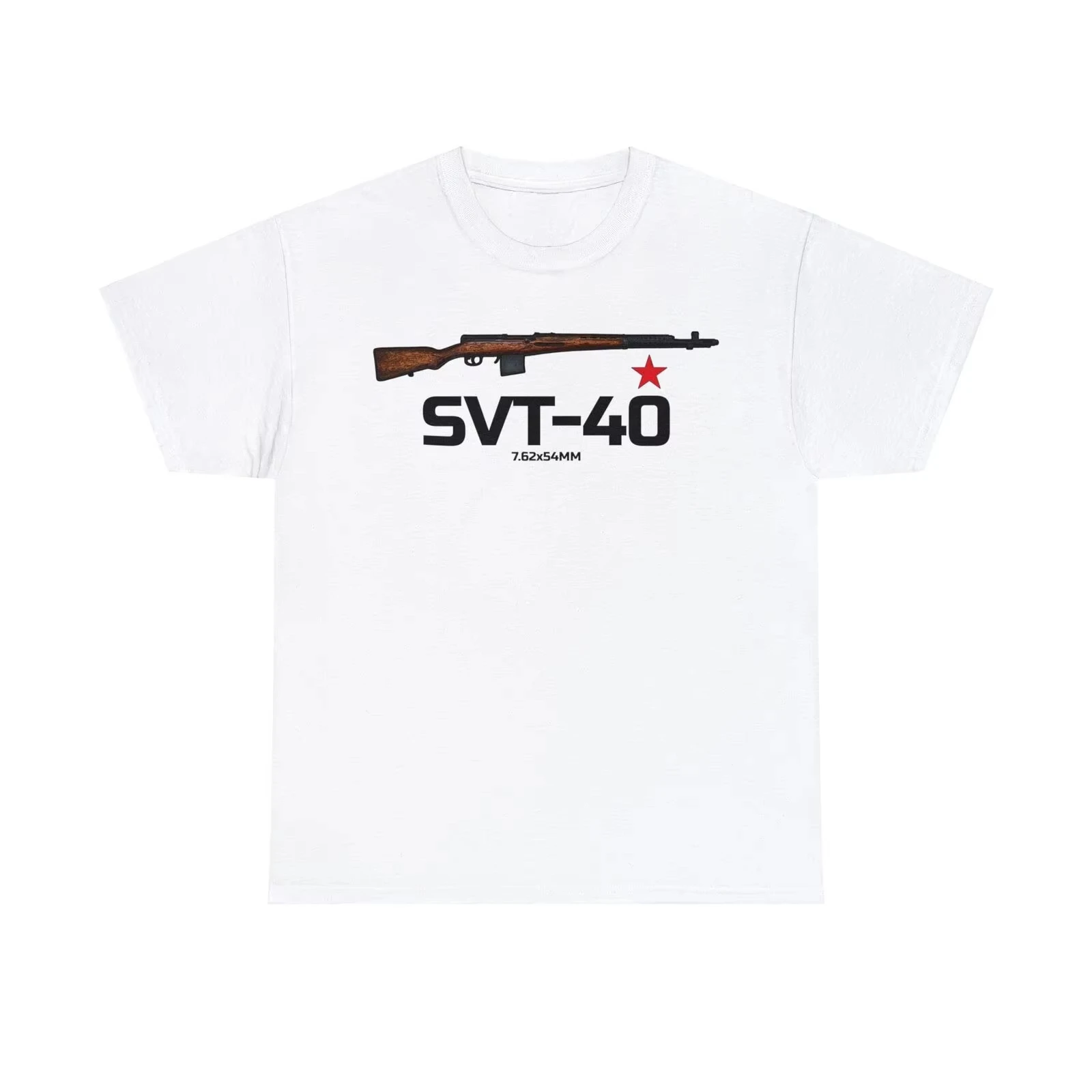 2026 New Soviet Tokarev SVT-40 Sniper Rifle T-Shirt Men's Casual