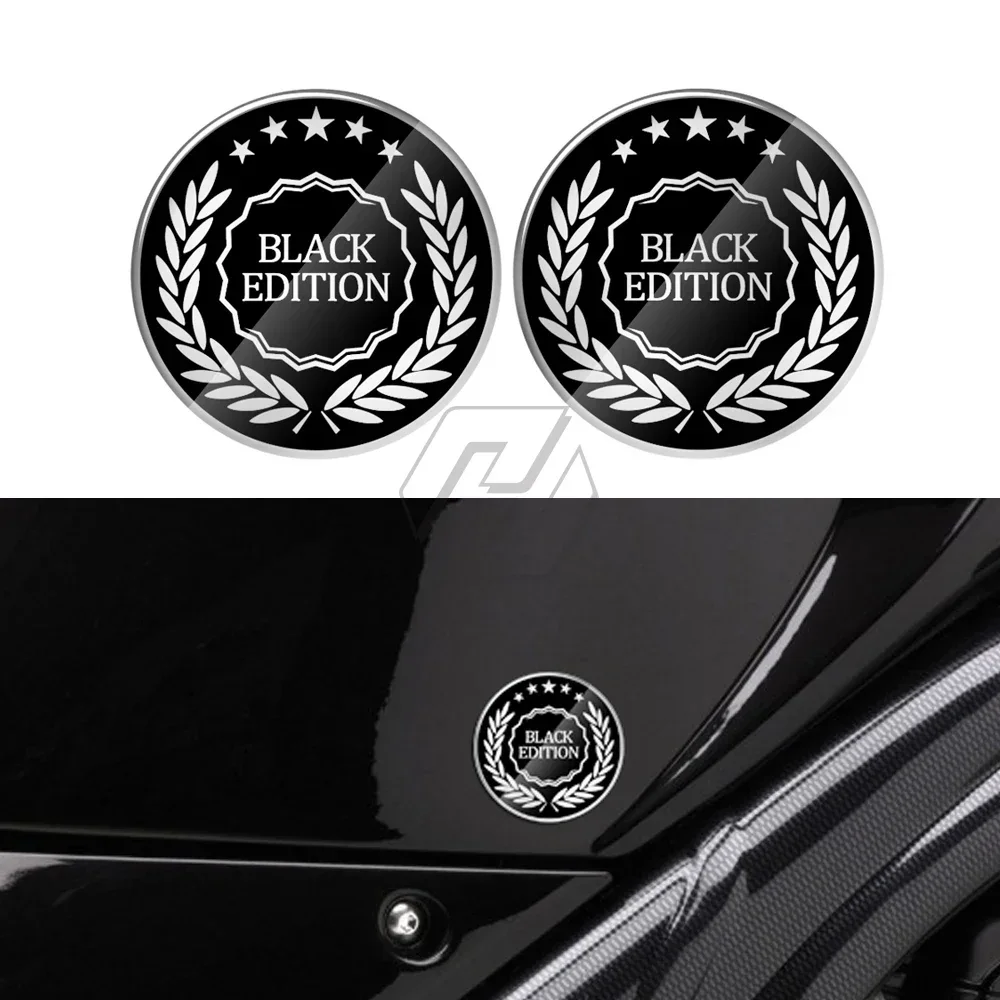 Motorcycle Tank Pad Black Edition Sticker for BMW Honda Ducati Aprilia Triumph Suzuki Kawasaki Yamaha Decals