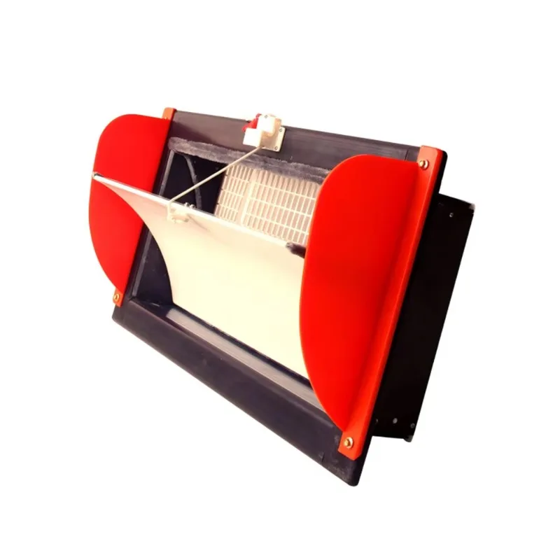 Gravity automatic sidewall air inlet window dust filter PVC air inlet louver, suitable for farm ventilation equipment
