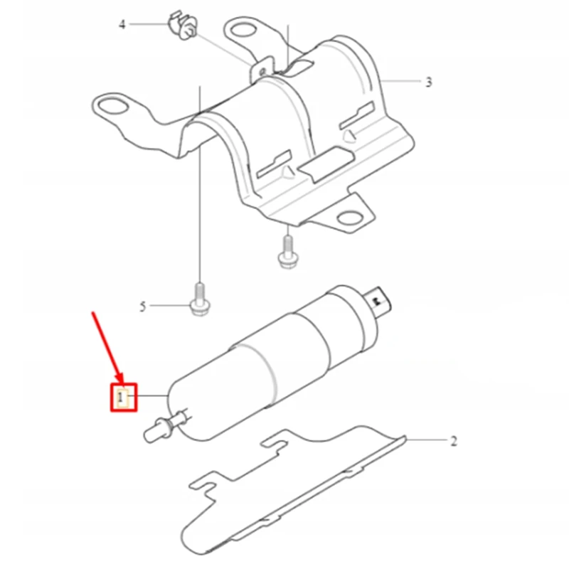 1 Piece Crude Oil Fuel Filter Assembly Car Accessories For Volvo XC90 S90 V90 XC60 4-CYL 2.0T