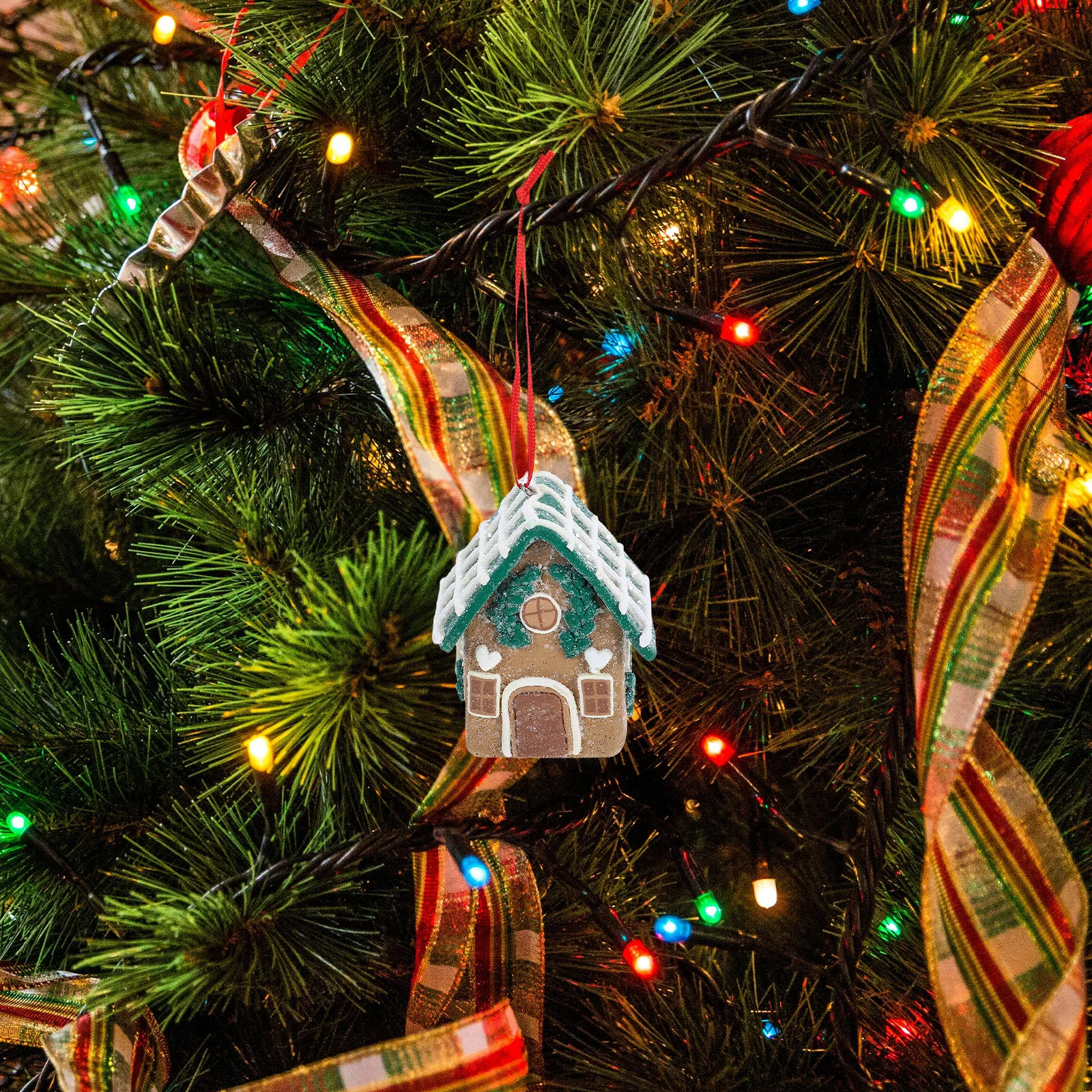 

Gingerbread Ornaments Christmas Tree Decor Holiday Hanging Decoration Craft Home Decor Xmas Party Supplies Mini