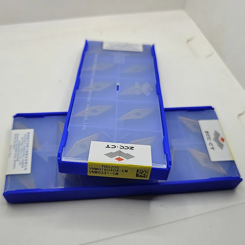 VNMG160404-EM YBG202/VNMG160404-EM YBG205/VNMG160404-EM YBM153/VNMG160404-EM YBG205H ZCC.CT insertos de carburo CNC herramientas de torneado