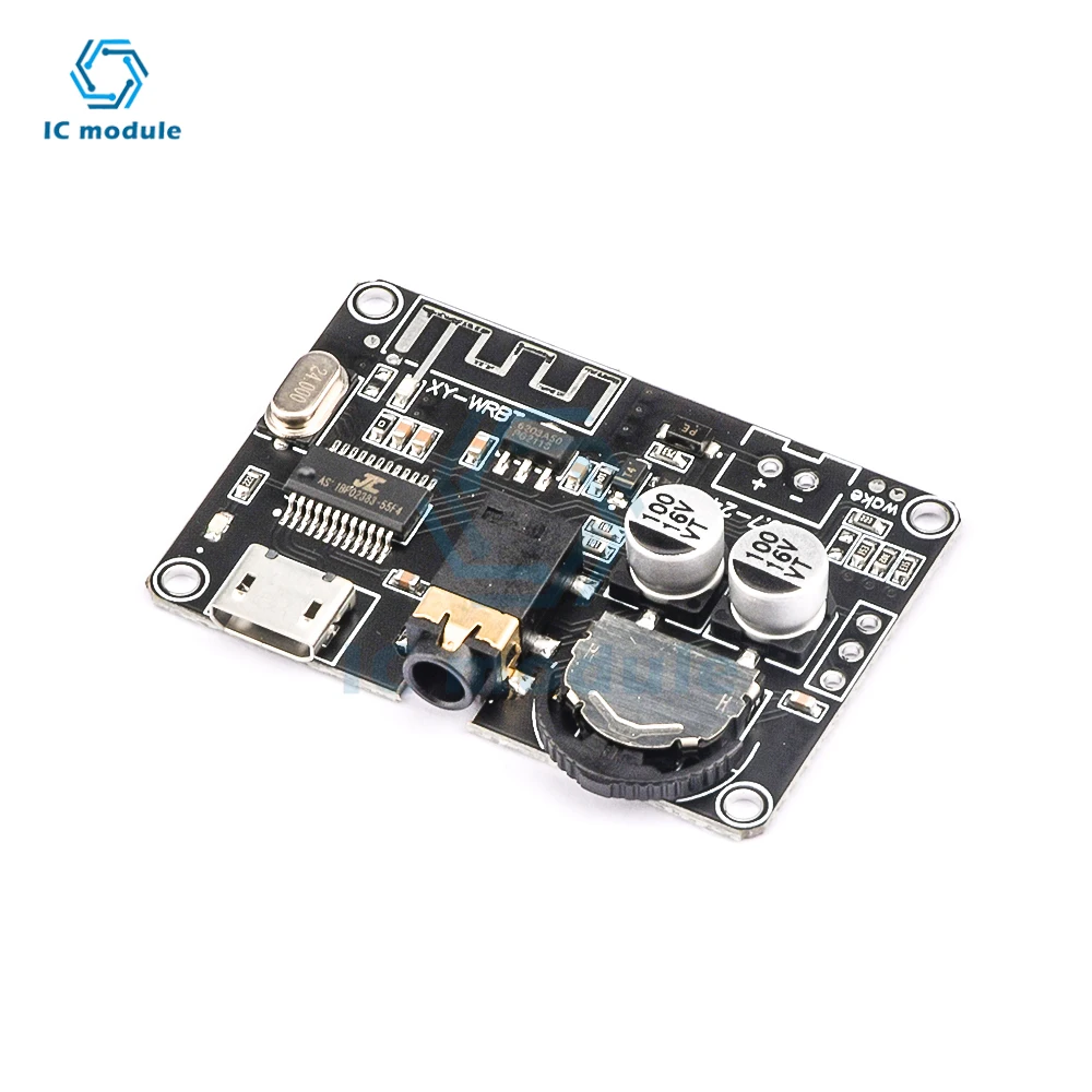 DC3.7-24V BT 5.0 Stereo Audio Decoder Board Mp3 Lossless Decoder Board Wireless Stereo Music Module XY-WRBT