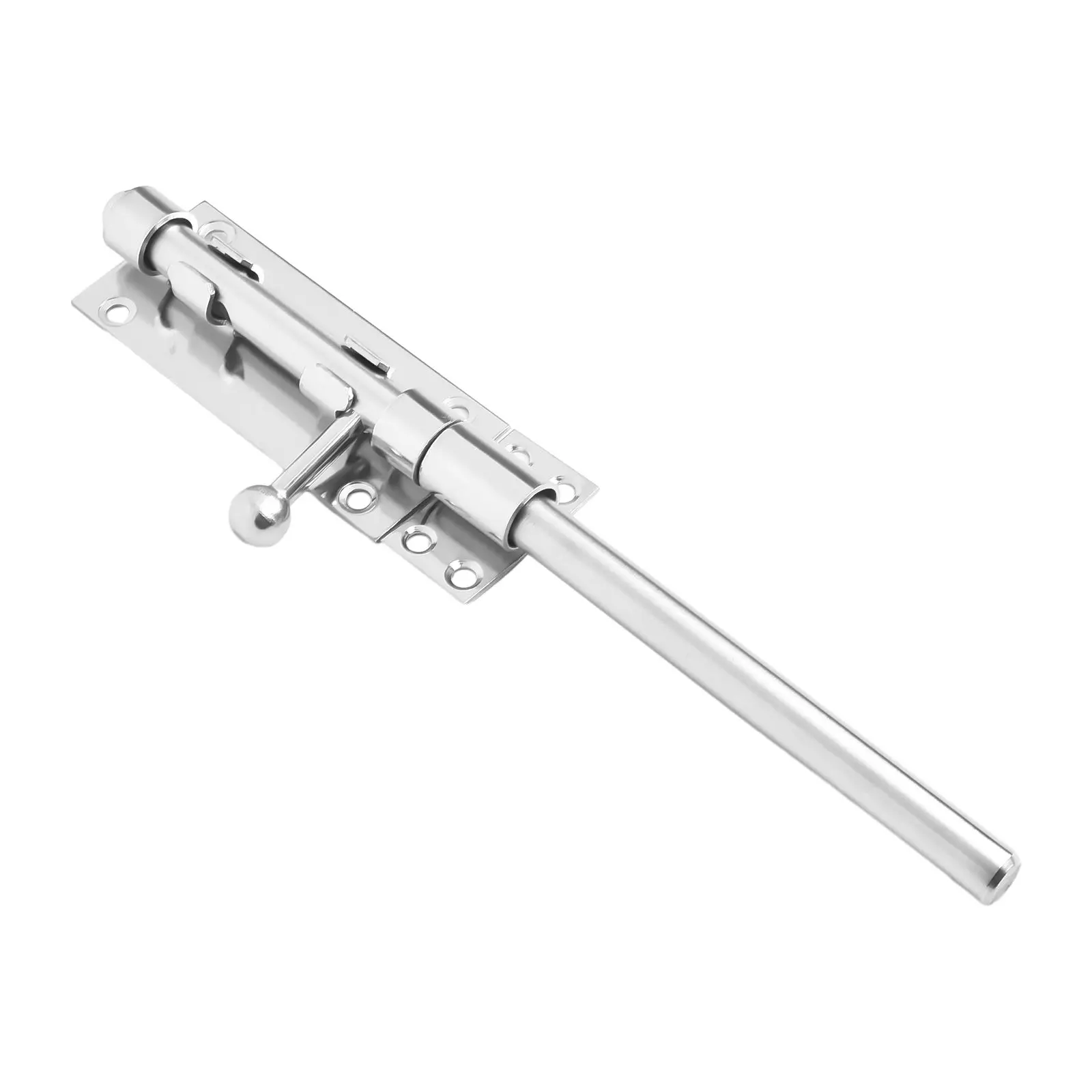 مزلاج باب كروم قفل باب الحمام تركيب يدوي 360 درجة °   تركيب قفل منزلق عالي التحمل للأمان الإضافي للحمام