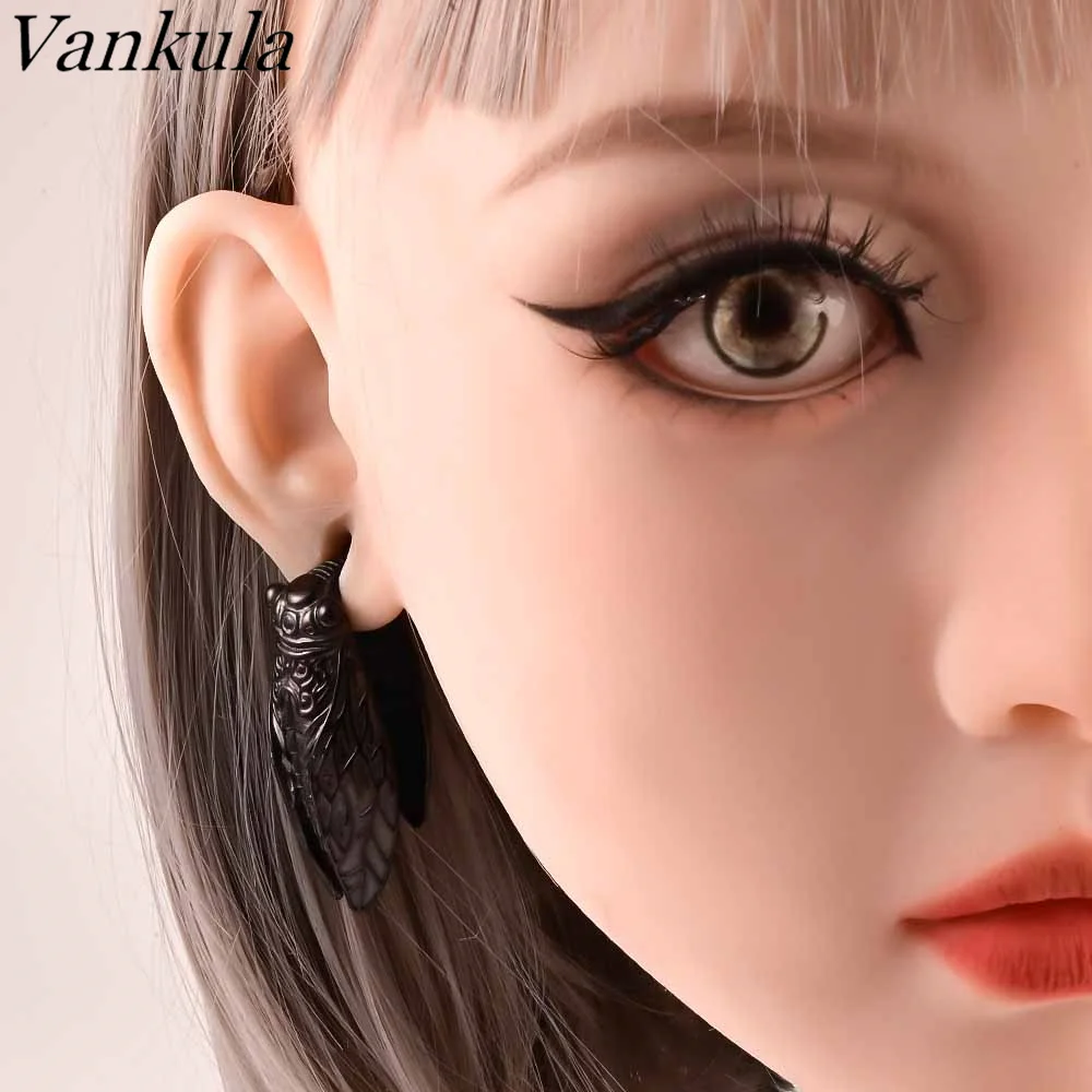 Vankula 2pc New cicala Ear Hanger pesi per orecchie allungate calibri tappi per le orecchie in acciaio inossidabile calibri Kit di allungamento gioielli per il corpo