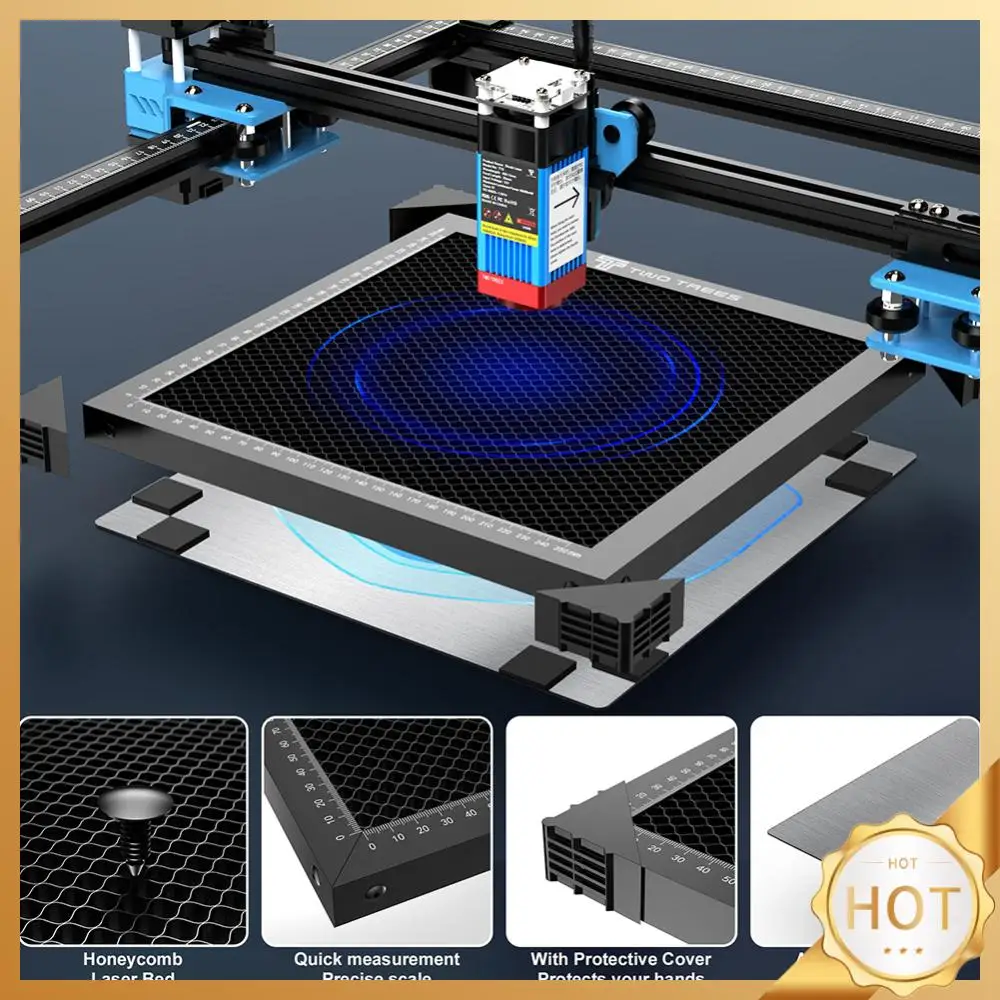

Рабочий стол с сотовой лазерной поверхностью с основанием, Рабочая поверхность с сотовой лазерной поверхностью для лазерной резки и гравировки