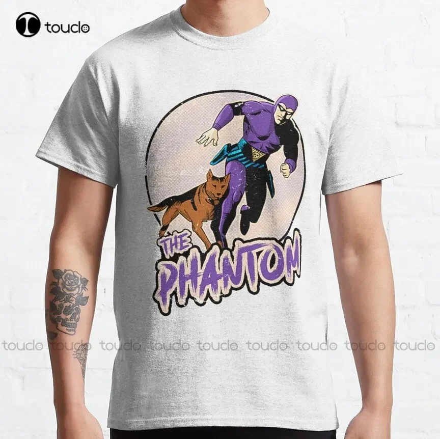 The Phantom Halloween Costume Classic T-Shirt Fishing Shirts Custom Aldult Teen Unisex Digital Printing Tee Shirts Xs-5Xl Unisex