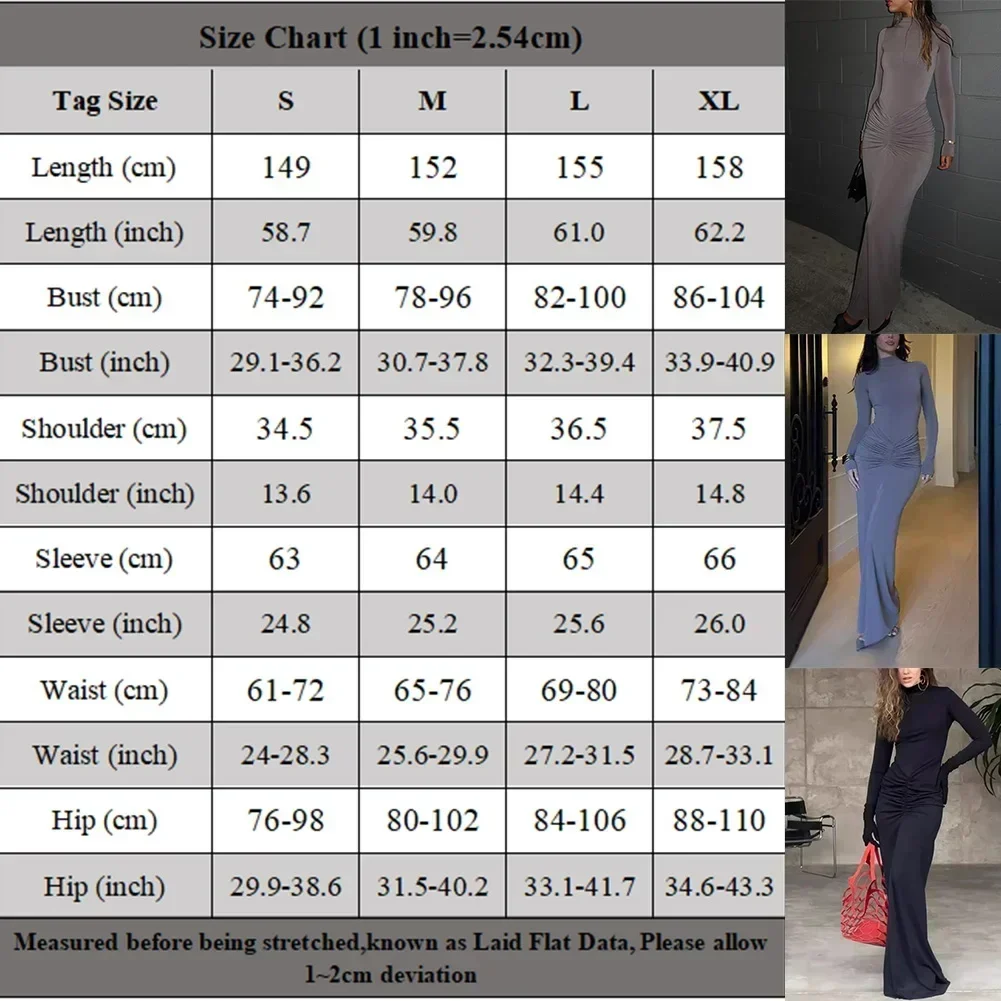 Slim-Fit-Kleid für Damen, Maxikleid, lässiger Ausflug, drapiertes, tailliertes Kleid, Urlaub, Urlaubskleidung, bequemer Stil