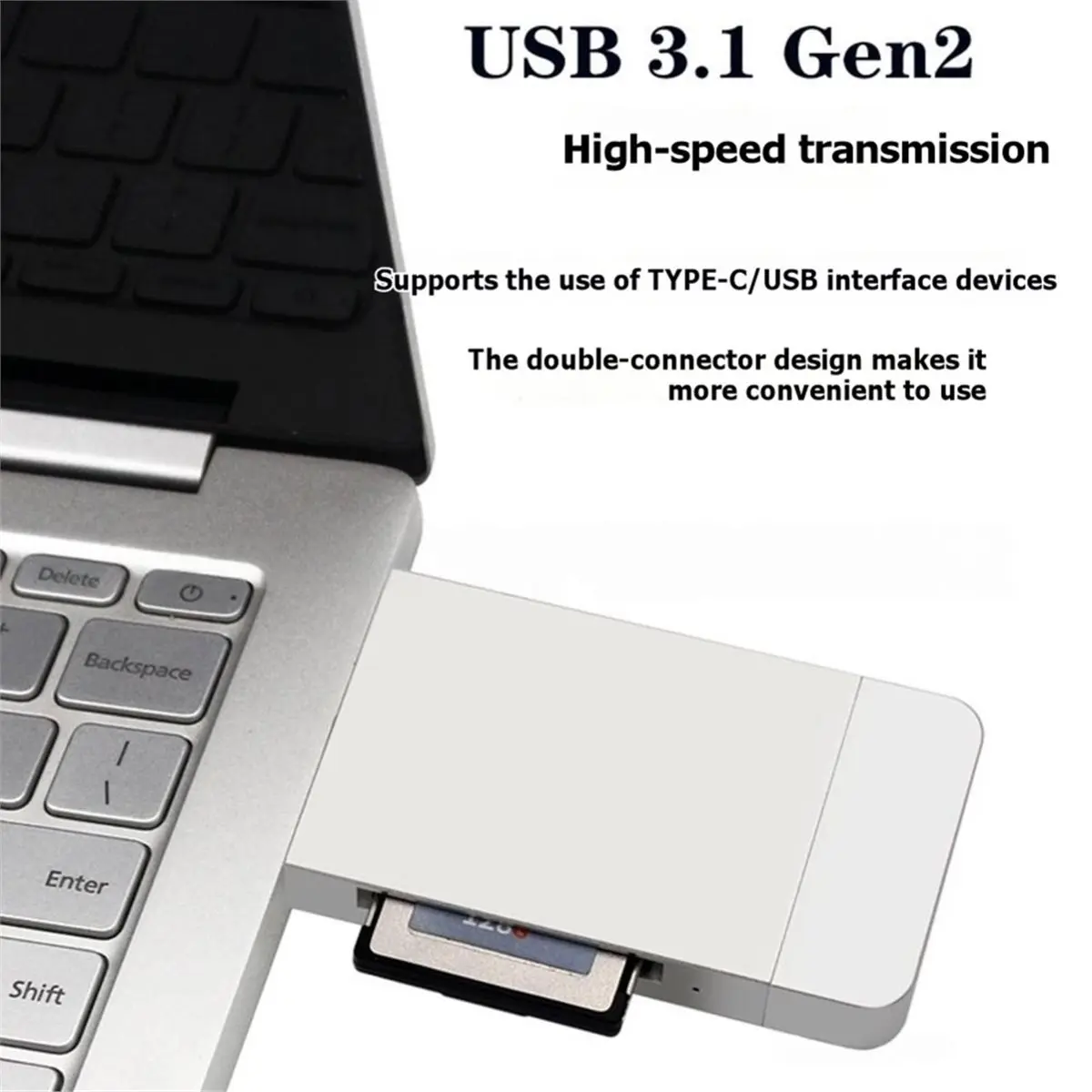 USB3.1 Type-C & Type-A Express Extension Card Reader for CFE Type-B Memory for R5 for Z6 Z7 Cameras