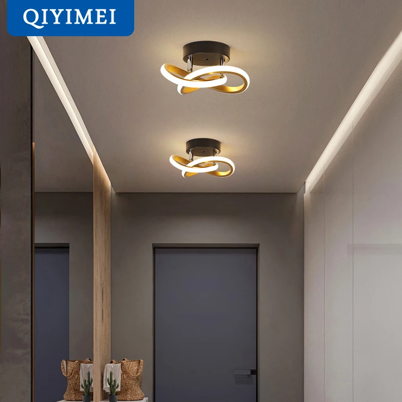 Modern Led Ceiling Light Indoor Lamps For Minimalist Balcony Aisle Lighting Home Corridor Porch Channel Nordic Cloakroom HOME De