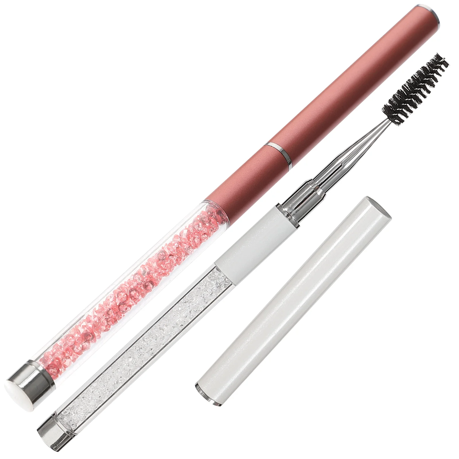 

2 Pcs Spoolies For Eyebrows Lash Brush Mascara Brushes for Extensions Cleansing Spoolies Eyebrows Fiber Lightweight Makeup