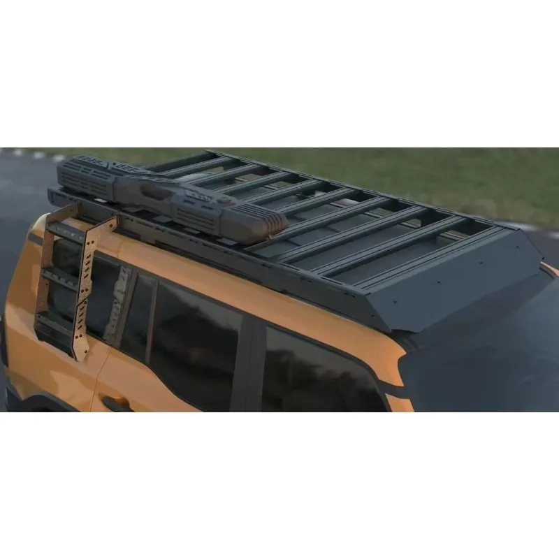 

Luggage Rack With Side Ladder Offroad Truck Roof Rack for Prado LC250 2024