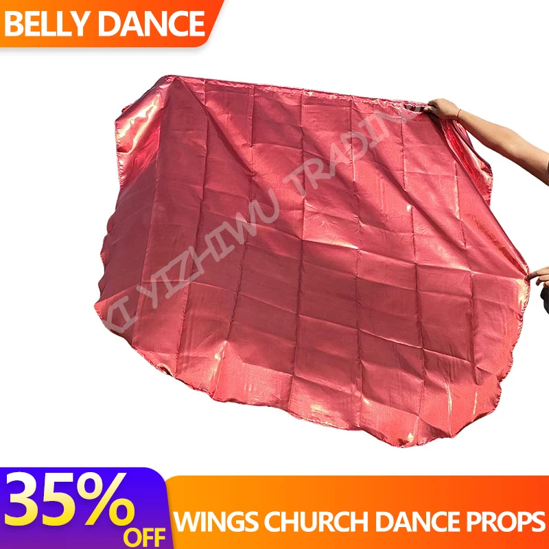 Donne Soft Flag Wings Dance puntelli danza del ventre eleganti e Stick Wings Performance puntelli