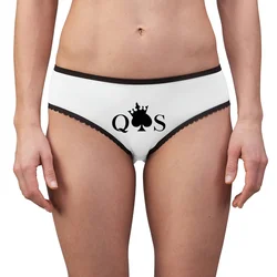 QOS Lovely Briefs for Women Sexy Lace Underwear Breathable Lingerie Intimate Hot Female Comfortable Panties